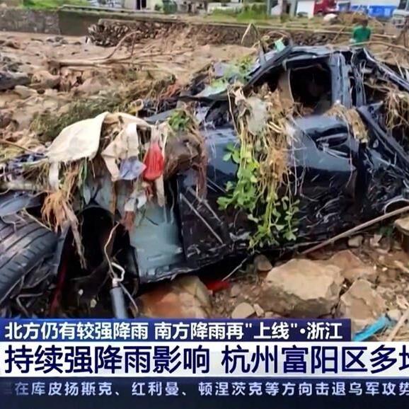 Flooding and a landslide in eastern China leave 5 dead and 3 missing